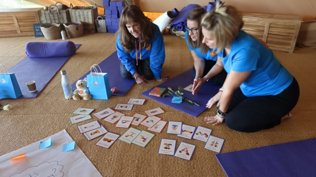 sen yoga cards laid out